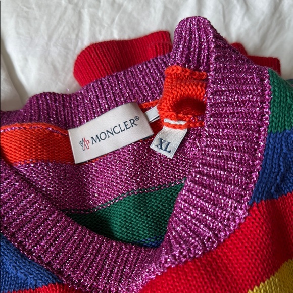 Moncler Colorful Striped Sweater - Picture 5 of 8